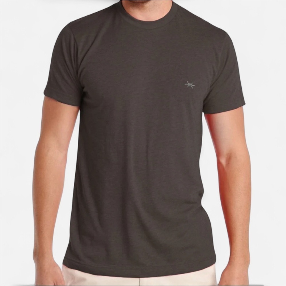 Texas Standard PERFORMANCE HYBRID TEE - HEATHER BROWN